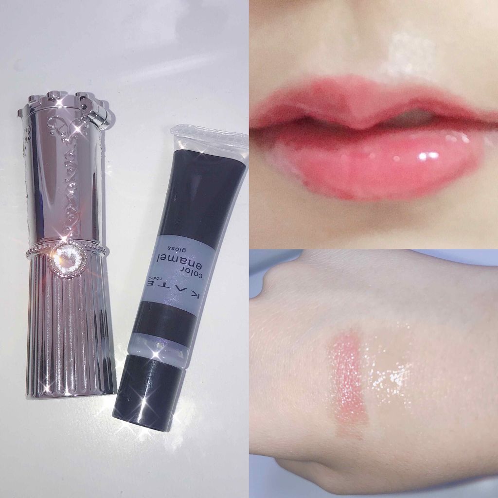 カラーエナメルグロス/KATE/リップグロスを使ったクチコミ（1枚目）