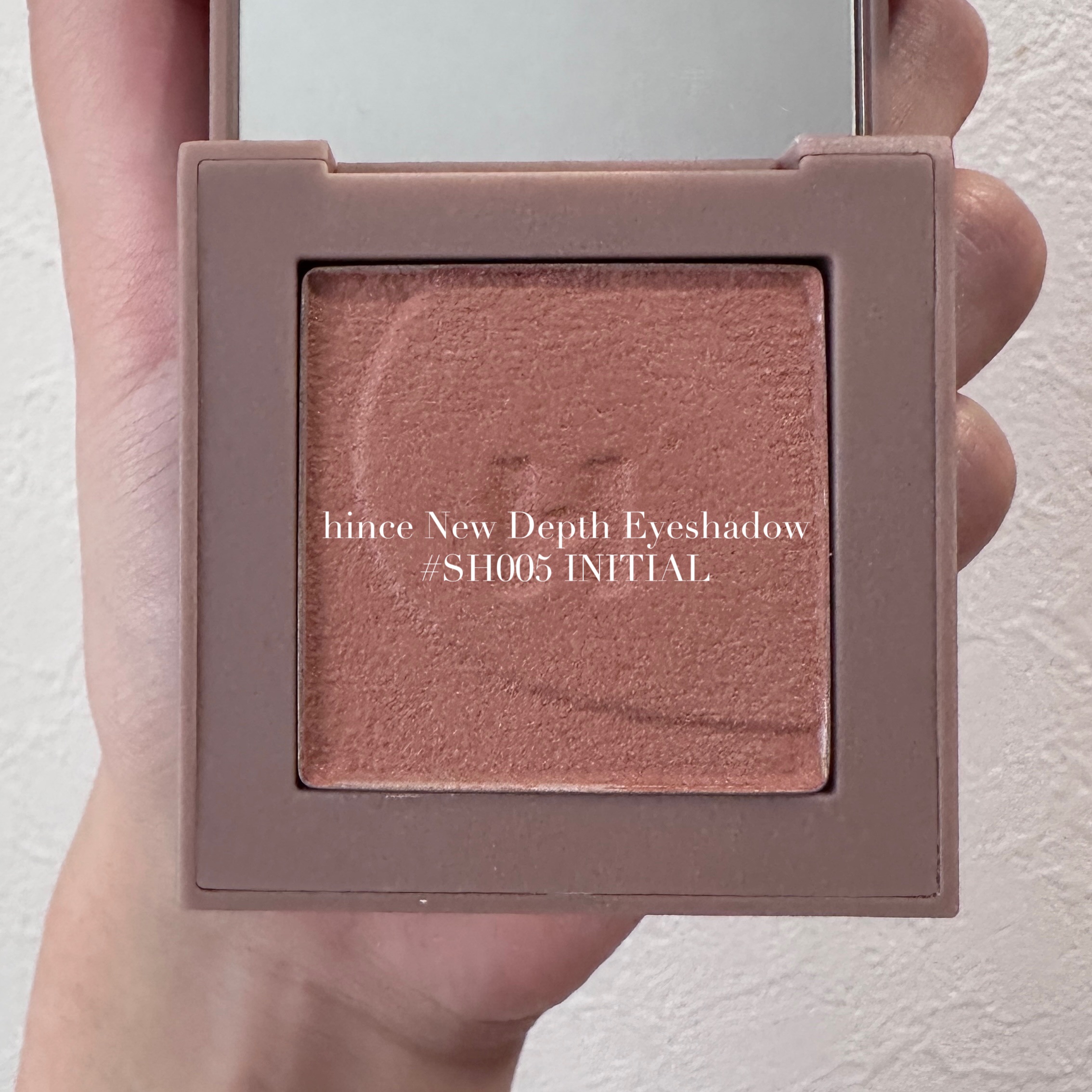 ニューデップスアイシャドウ/hince/単色アイシャドウを使ったクチコミ（1枚目）