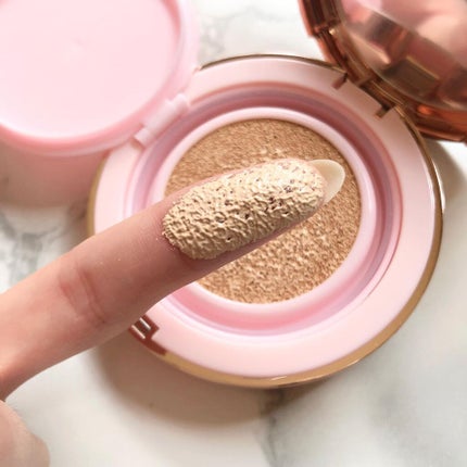 ピンクティーツリーカバークッション/APLIN/クッションファンデーションを使ったクチコミ(4枚目)