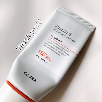 ビタミンEバイタライジングUVクリーム SFP50+/COSRX/日焼け止めクリームを使ったクチコミ(1枚目)