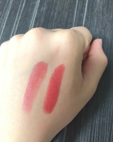 ルージュ ヴォリュプテ シャイン/YVES SAINT LAURENT BEAUTE/口紅を使ったクチコミ(2枚目)