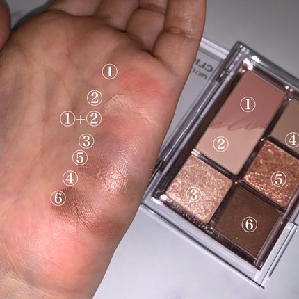 プロ アイパレット ミニ/CLIO/アイシャドウパレットを使ったクチコミ(5枚目)