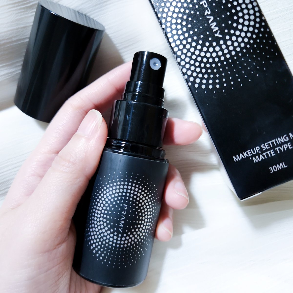 PRAMY メイクアップセッティングミスト モイストタイプ/PRAMY/フィックスミストを使ったクチコミ（2枚目）