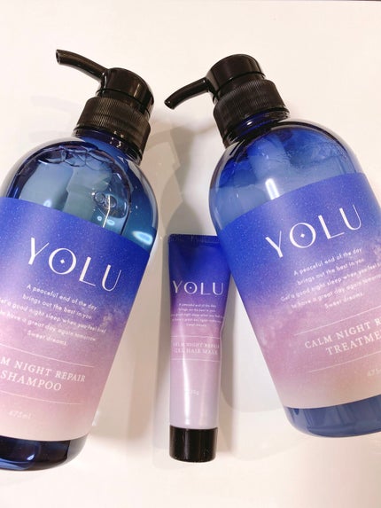 カームナイトリペアジェルヘアマスク/YOLU/ヘアマスク・ヘアパックを使ったクチコミ(1枚目)