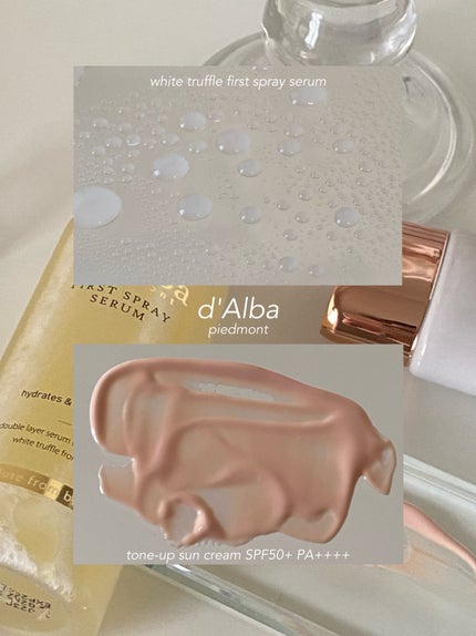 ダルバ ホワイトトリュフファーストスプレーセラム/ダルバ/ミスト状化粧水を使ったクチコミ(1枚目)