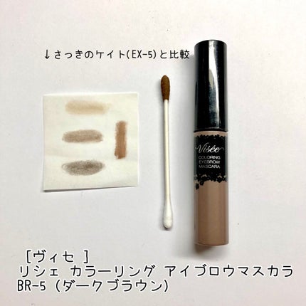 リシェ カラーリング アイブロウマスカラ/Visée/眉マスカラを使ったクチコミ(7枚目)