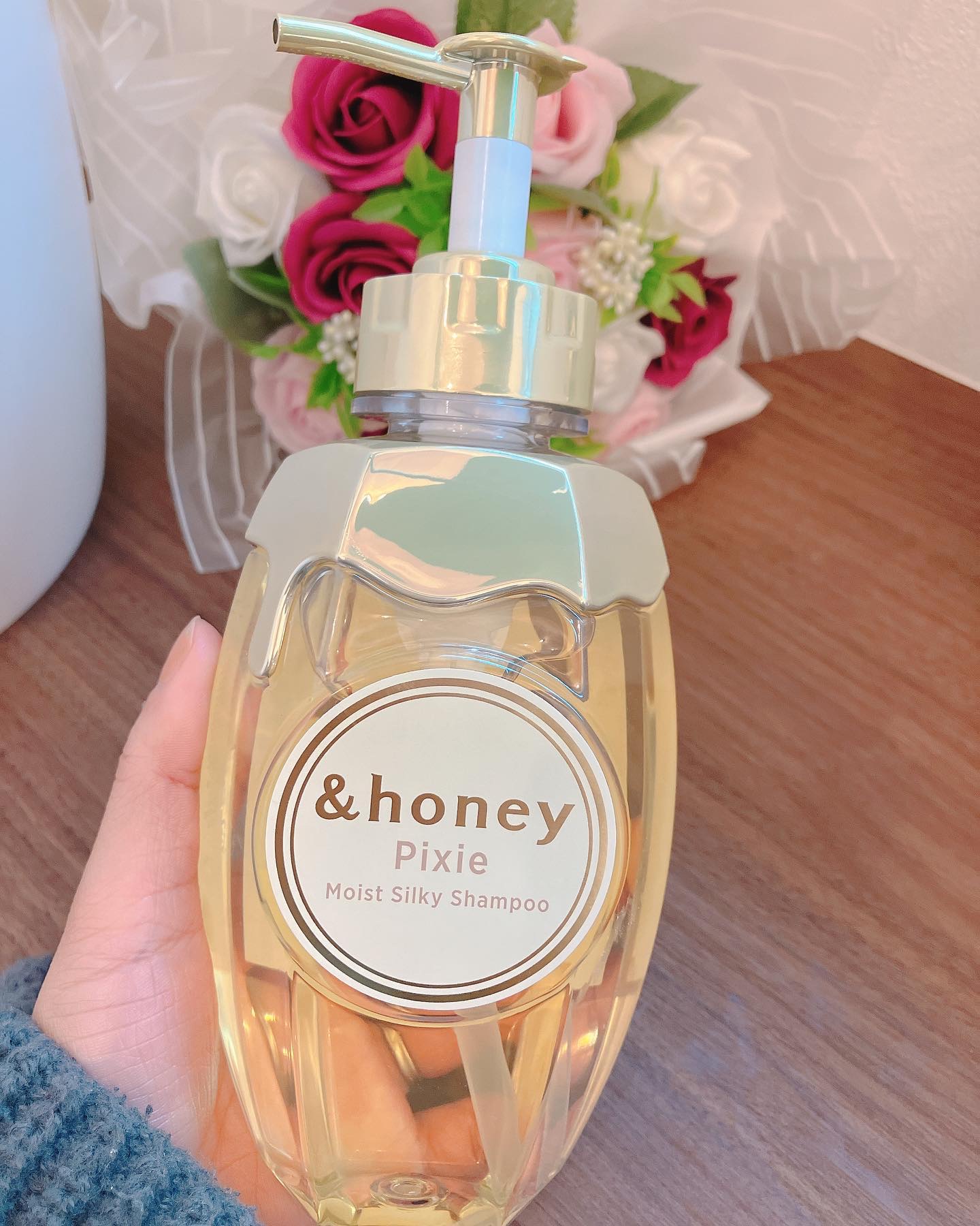 アンドハニー ピクシー モイストシルキー シャンプー1.0/ヘアトリートメント2.0/&honey/市販シャンプーを使ったクチコミ（3枚目）