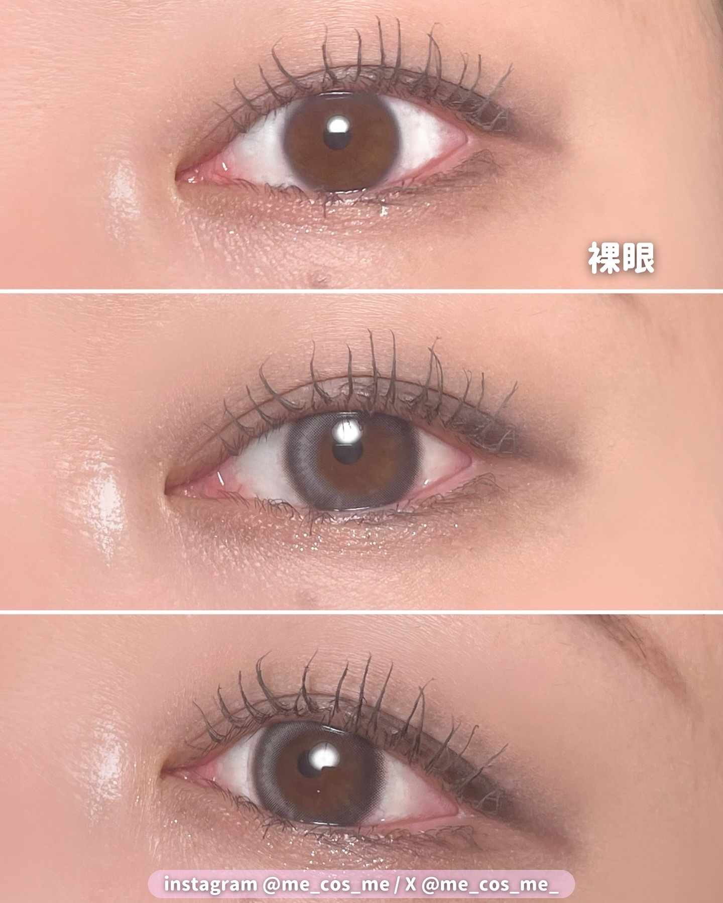 One & Only Kristin/Hapa kristin/カラーコンタクトレンズを使ったクチコミ（3枚目）