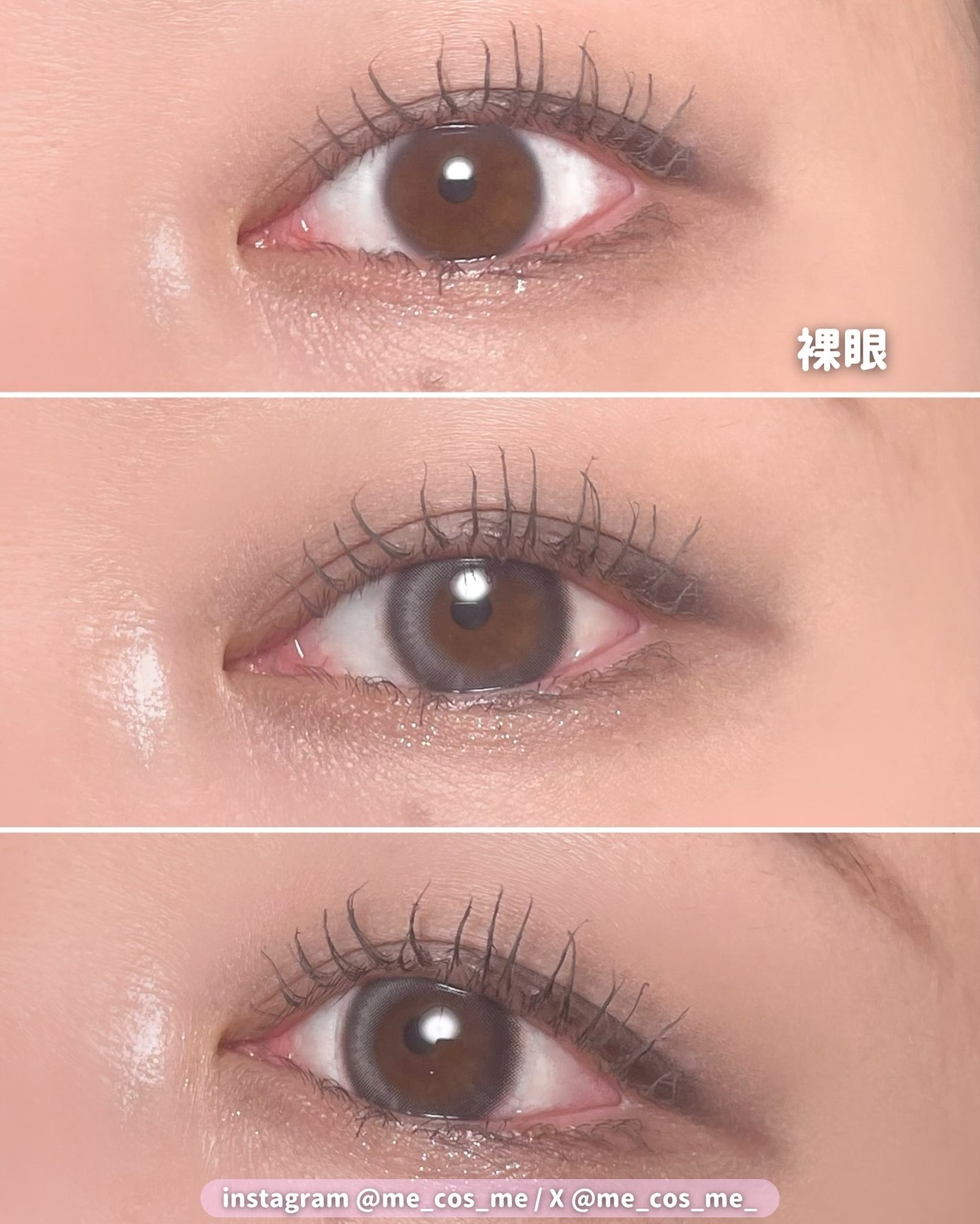 One & Only Kristin/Hapa kristin/カラーコンタクトレンズを使ったクチコミ(3枚目)