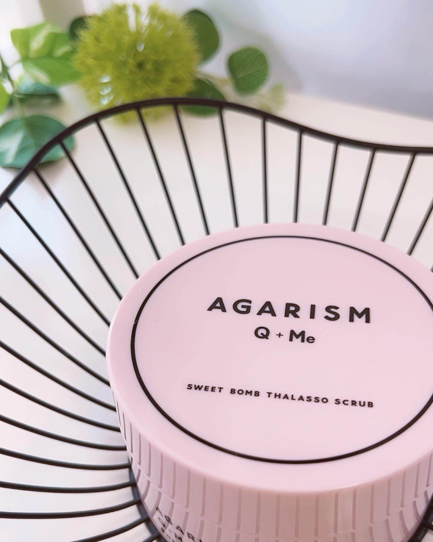 Q+Me スウィート ボム タラソ スクラブ/AGARISM/バストケア・ヒップケアを使ったクチコミ（1枚目）