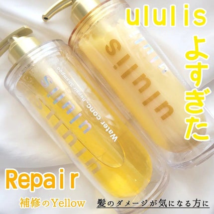 ウォーターコンク リペアシャンプー/ヘアトリートメント/ululis/シャンプー・コンディショナーを使ったクチコミ(1枚目)