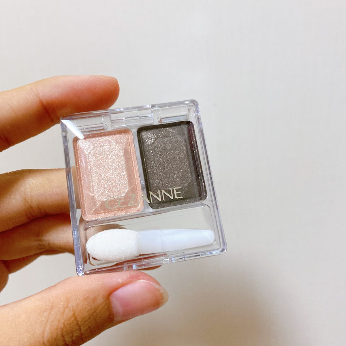 ツーカラー アイシャドウ ラメシリーズ/CEZANNE/アイシャドウパレットを使ったクチコミ(5枚目)