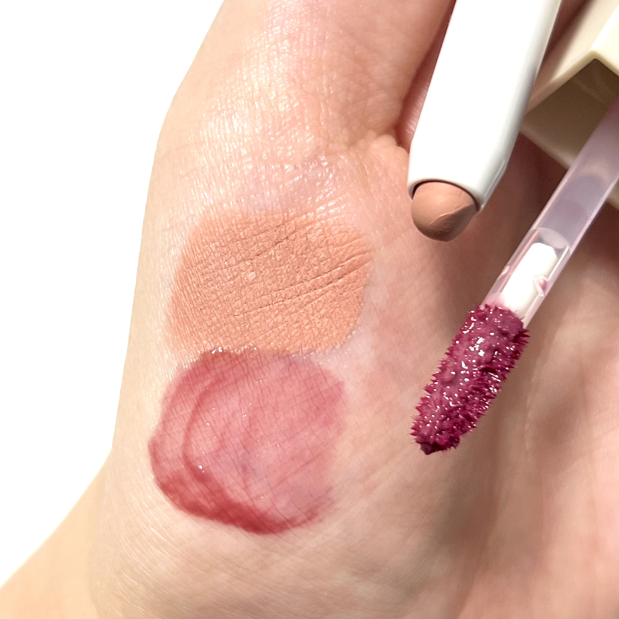 ドットオンムードピュアグロウティント/Heart Percent/リップティントを使ったクチコミ（3枚目）