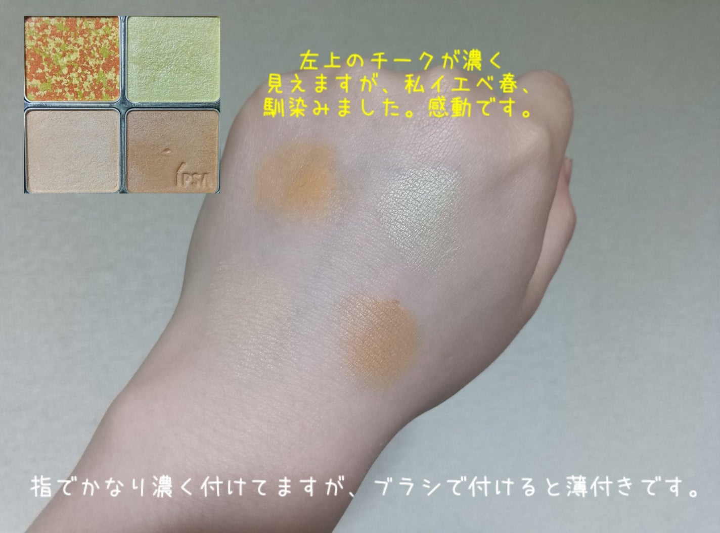 デザイニング フェイスカラーパレット/IPSA/プレストパウダーを使ったクチコミ(3枚目)