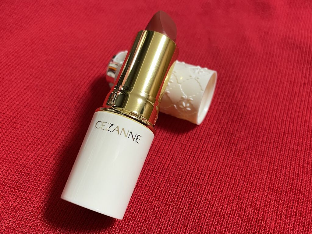 ラスティング リップカラーN 402 レッド系/CEZANNE/口紅を使ったクチコミ（2枚目）