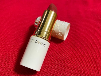 ラスティング リップカラーN 402 レッド系/CEZANNE/口紅を使ったクチコミ(2枚目)