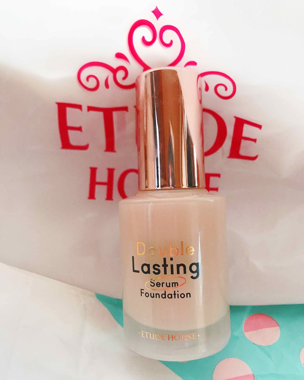 ダブルラスティング セラムファンデーション/ETUDE/リキッドファンデーションを使ったクチコミ(1枚目)