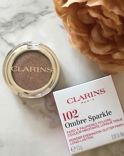 CLARINS モノアイシャドウ SPのクチコミ「クラランス
モノアイシャドウ SP   102 ピーチガール🍑
(限定)
2019.05.2.....」(1枚目)