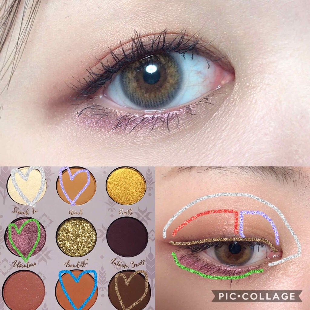 ColourPop×アナと雪の女王2 Eyeshadow Palette/ColourPop/アイシャドウパレットを使ったクチコミ(4枚目)