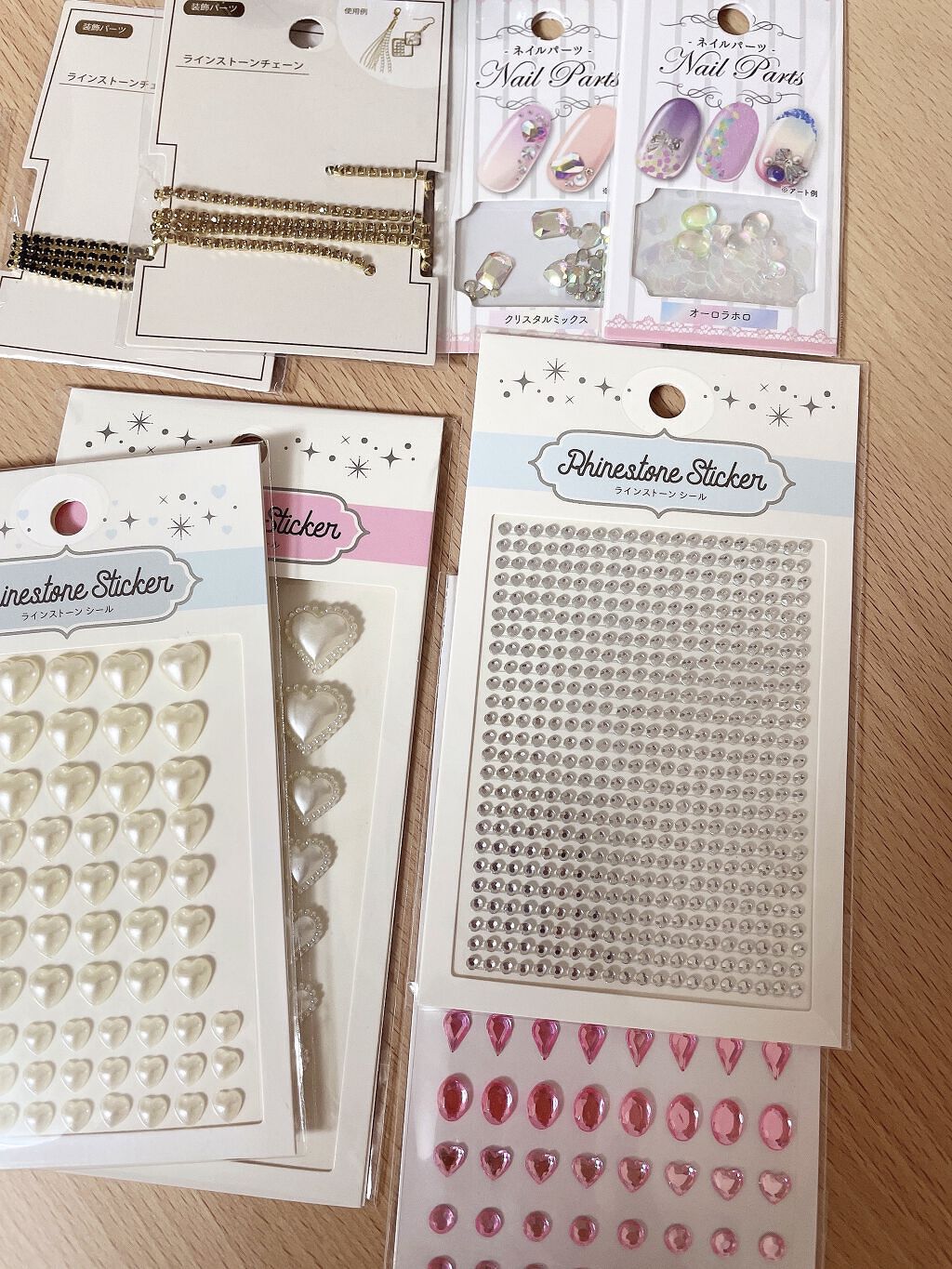 ネイルパーツ/セリア/ネイルチップ・パーツを使ったクチコミ（2枚目）