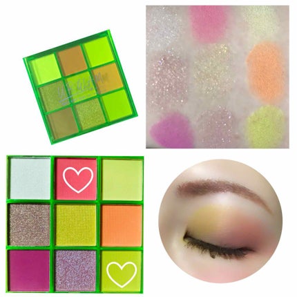 UR GLAM BLOOMING EYE COLOR PALETTE/U R GLAM/アイシャドウパレットを使ったクチコミ(3枚目)