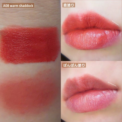 エアフィットベルベットティント/BLACK ROUGE/リップティントを使ったクチコミ(3枚目)