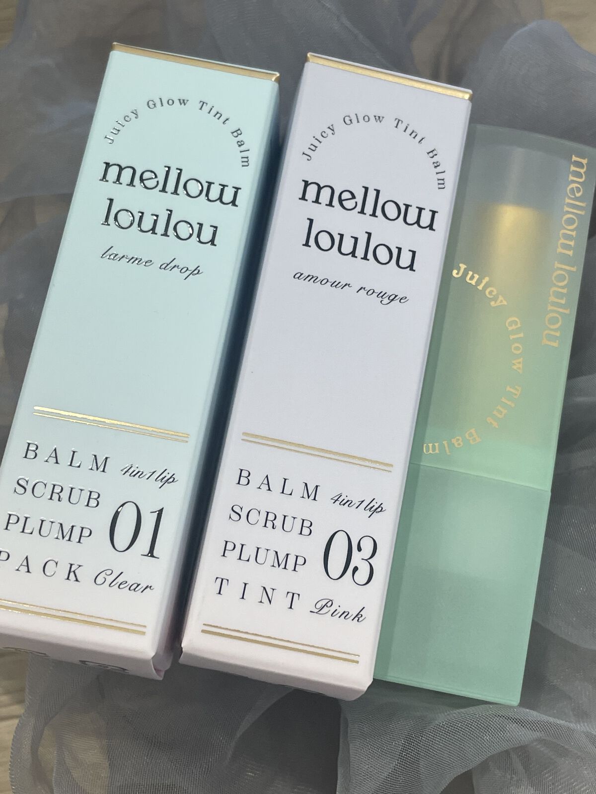 ジューシーグロウティントバーム/mellow loulou/リップバームを使ったクチコミ（1枚目）