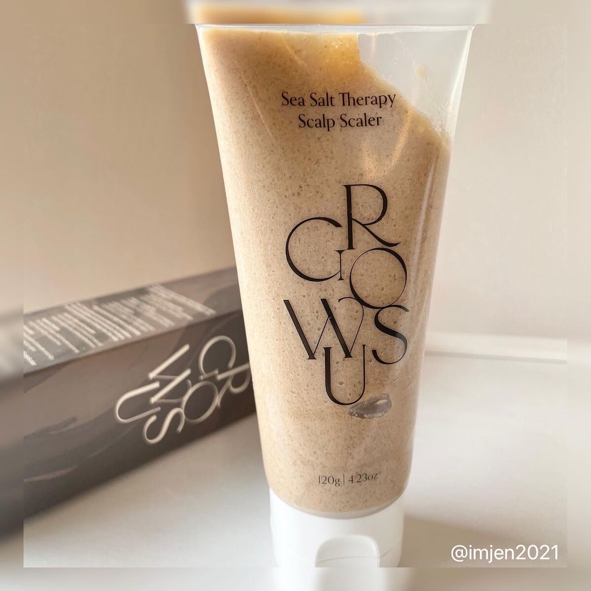 シーソルトセラピースカルプスケーラー/GROWUS/ヘッドスクラブを使ったクチコミ（2枚目）