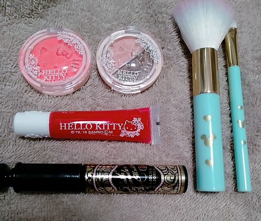 ごくふわっ ミッキーブラシ/DAISO/メイクブラシを使ったクチコミ（1枚目）