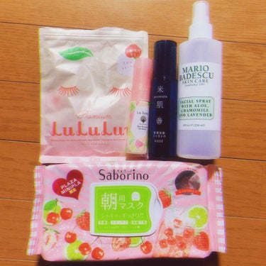 FACIAL SPRAY WITH ALOE,CHAMOMILE AND LAVENDER/マリオバデスキュー (海外)/ミスト状化粧水を使ったクチコミ（1枚目）