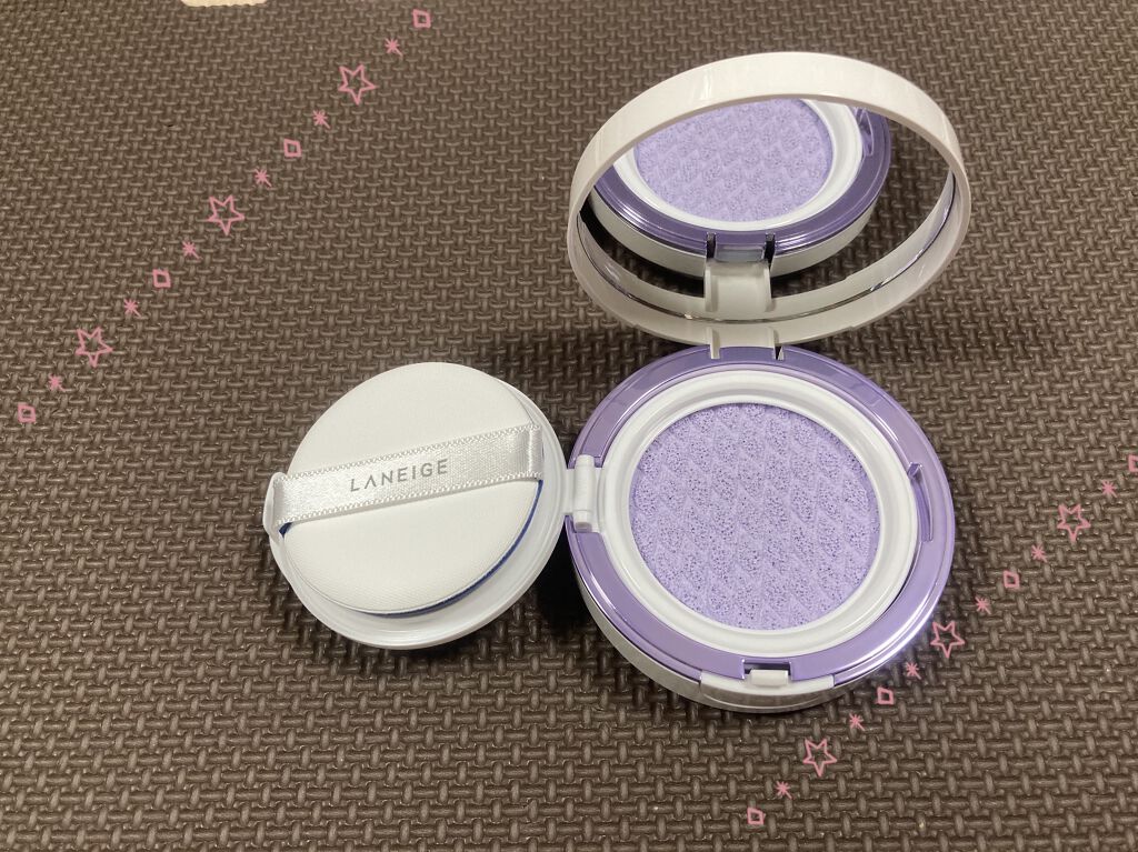 スキン ベール ベース クッション/LANEIGE/化粧下地を使ったクチコミ（2枚目）