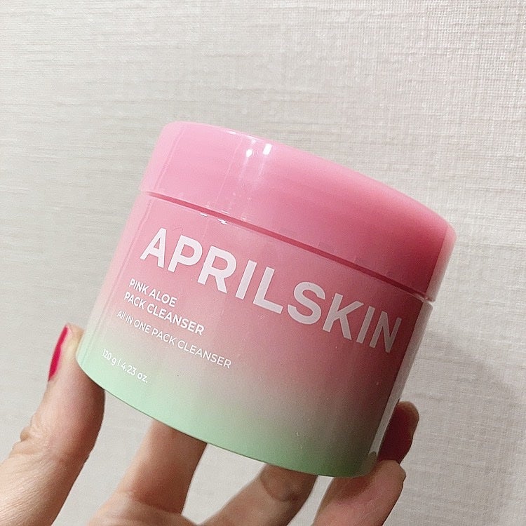 ピンクアロエメレンゲクレンザー/APRILSKIN/その他洗顔料を使ったクチコミ(1枚目)