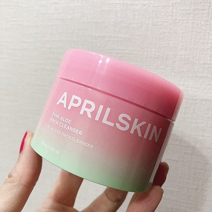 ピンクアロエメレンゲクレンザー/APRILSKIN/その他洗顔料を使ったクチコミ(1枚目)