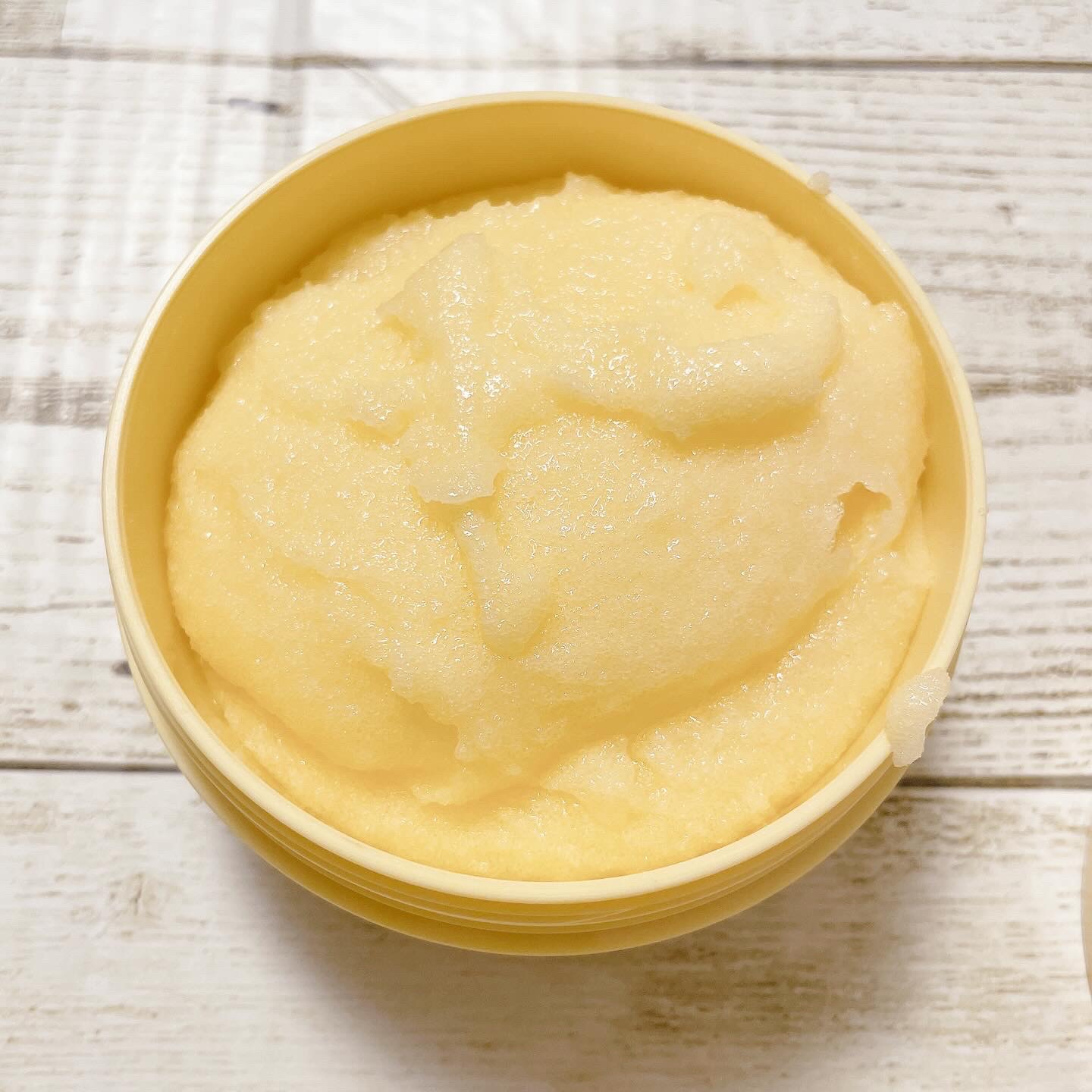 Q+Me スウィートボムタラソスクラブレモンティーの香り 180g/AGARISM/バストケア・ヒップケアを使ったクチコミ（2枚目）