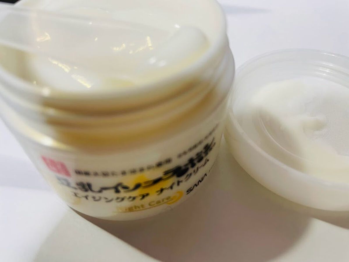 リンクルナイトクリーム/なめらか本舗/フェイスクリームを使ったクチコミ（2枚目）