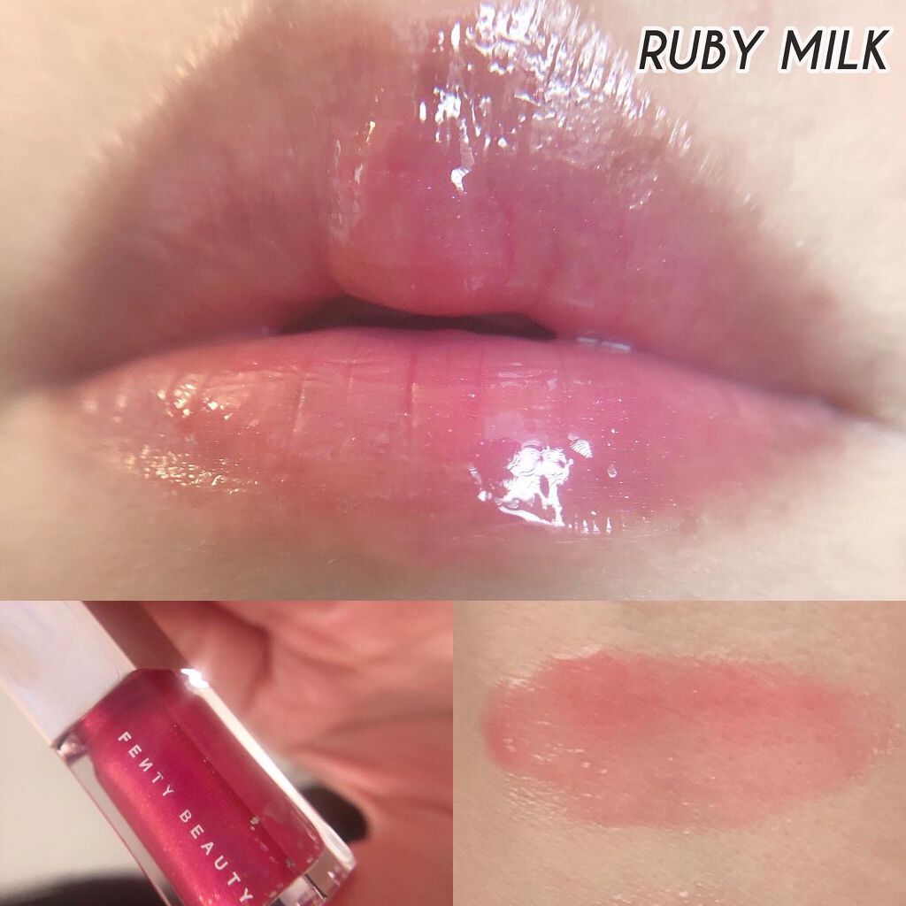 Glossy Posse Mini Gloss Bomb Set: Holo'Daze Edition/FENTY BEAUTY BY RIHANNA/リップグロスを使ったクチコミ（2枚目）