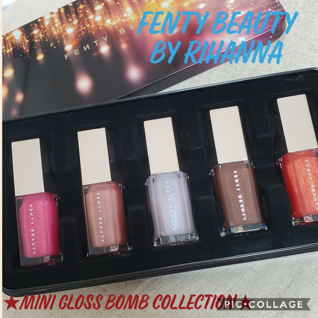 GLOSSY POSSE MINI GLOSS BOMB COLLECTION/FENTY BEAUTY BY RIHANNA/リップグロスを使ったクチコミ(2枚目)