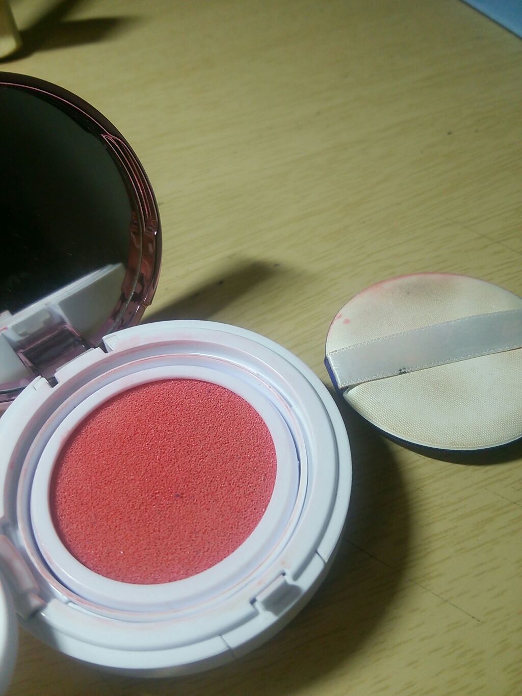 プレミアムモイストクッションチーク/ティアラガール/ジェル・クリームチークを使ったクチコミ(2枚目)