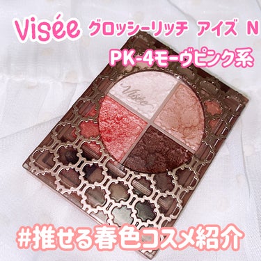 グロッシーリッチ アイズ N/Visée/アイシャドウパレットを使ったクチコミ（1枚目）