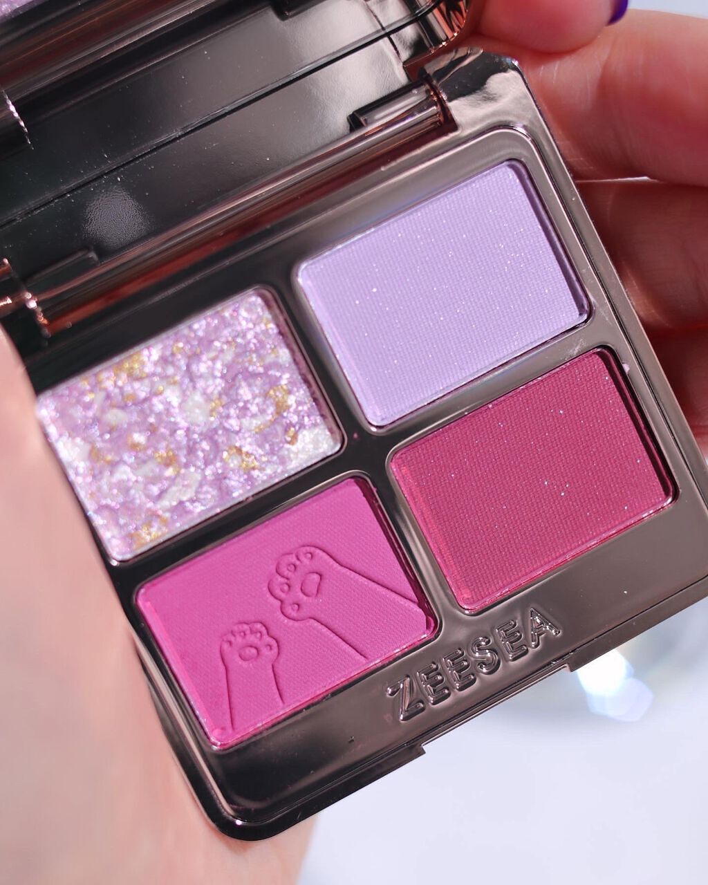 アニマルアイシャドウ(4シェード)/ZEESEA/アイシャドウパレットを使ったクチコミ（3枚目）