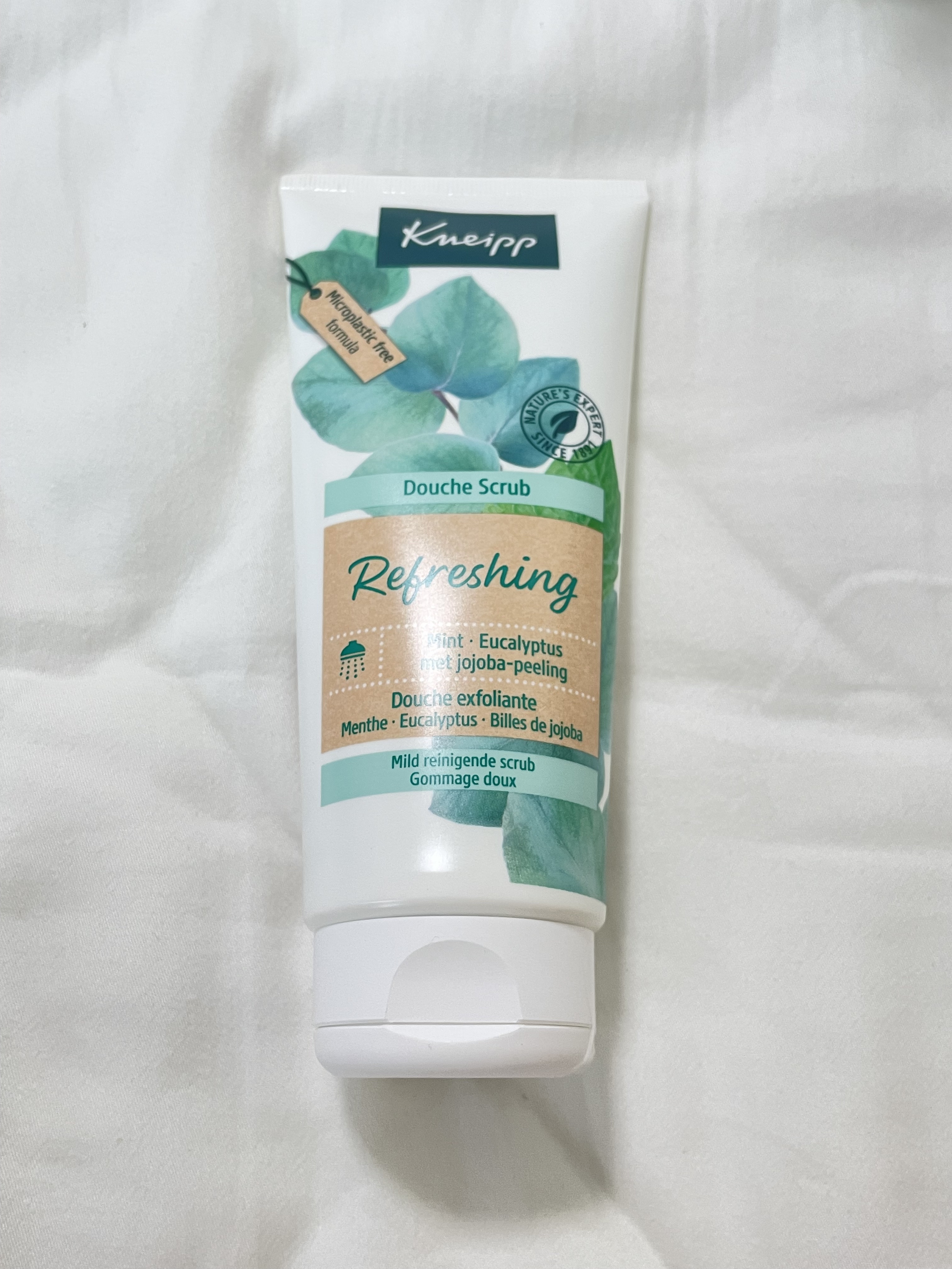 クナイプ スクラブボディウォッシュ ミント&ユーカリの香り/クナイプ/ボディスクラブを使ったクチコミ（1枚目）