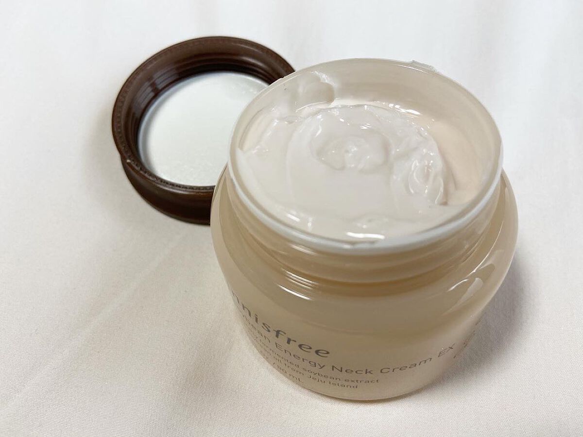innisfree ソイビーンエネルギー　ネッククリーム　EXのクチコミ「❤️スペシャルネックケア❤️
.
.
innisfree
soybean energy nec.....」（2枚目）