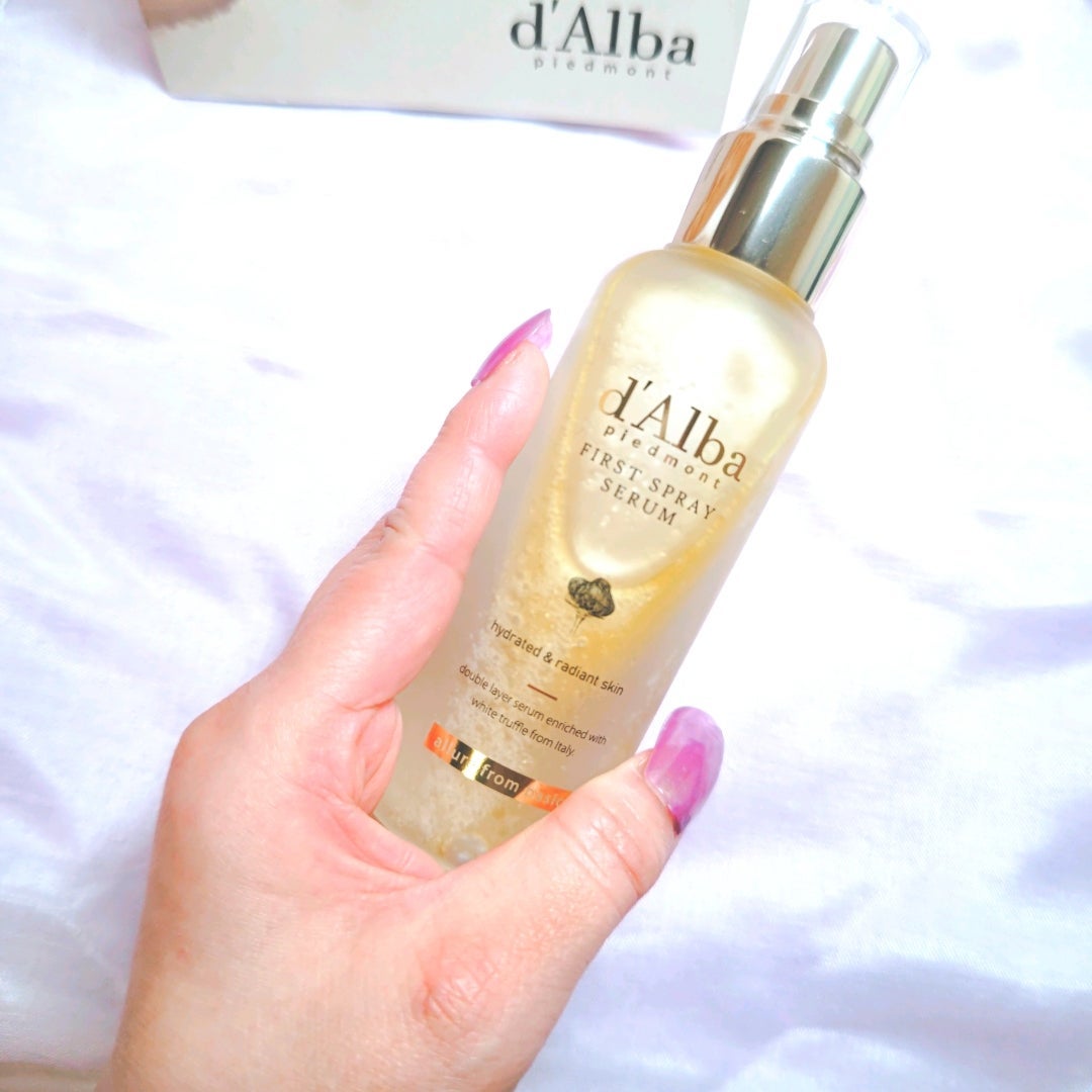 ダルバ ホワイトトリュフファーストスプレーセラム/ダルバ/ミスト状化粧水を使ったクチコミ(2枚目)