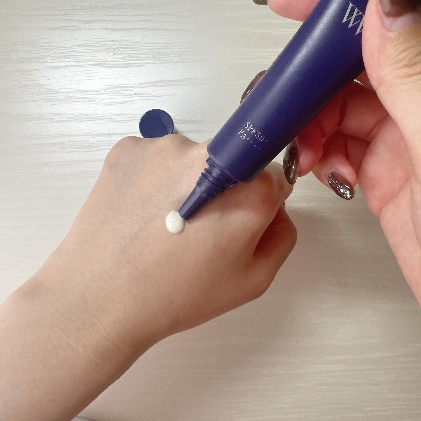 WHITE VEIL ブライトセラムUV/WHITE VEIL/日焼け止めローションを使ったクチコミ(3枚目)