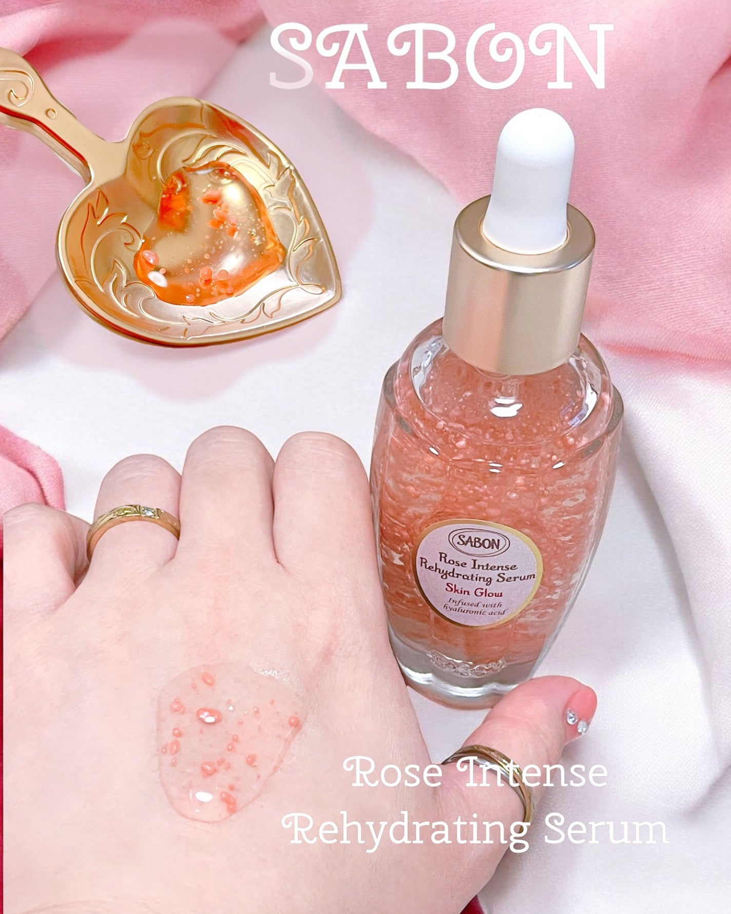 ローズハイドレイティングセラム/SABON/美容液を使ったクチコミ(4枚目)