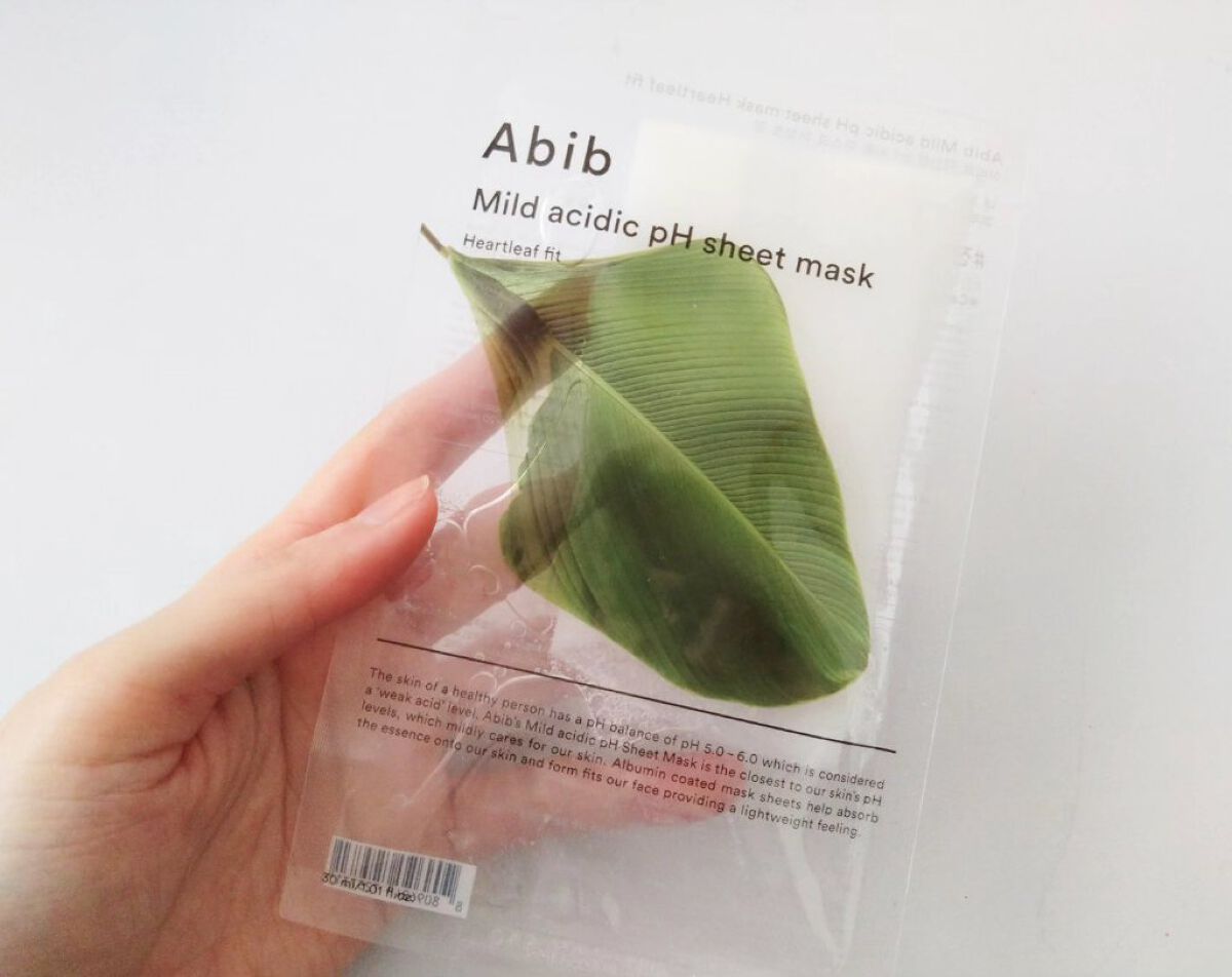 弱酸性pHシートマスク ドクダミフィット/Abib /シートマスク・パックを使ったクチコミ（1枚目）