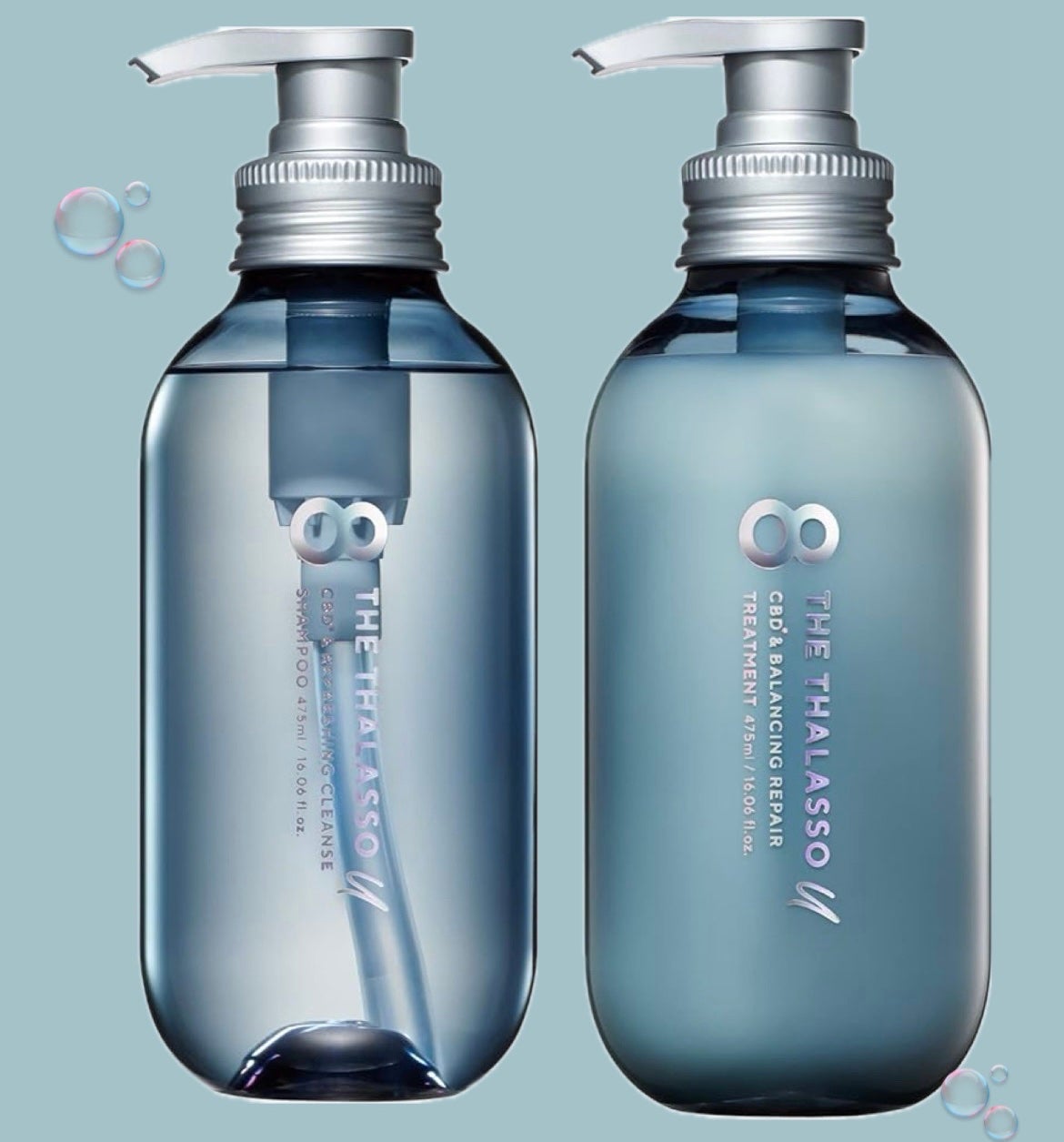 エイトザタラソ ユー CBD&リフレッシング クレンズ 美容液シャンプー/CBD&バランシング ダメージリペア 美容液ヘアトリートメント/エイトザタラソ/市販シャンプーを使ったクチコミ(1枚目)