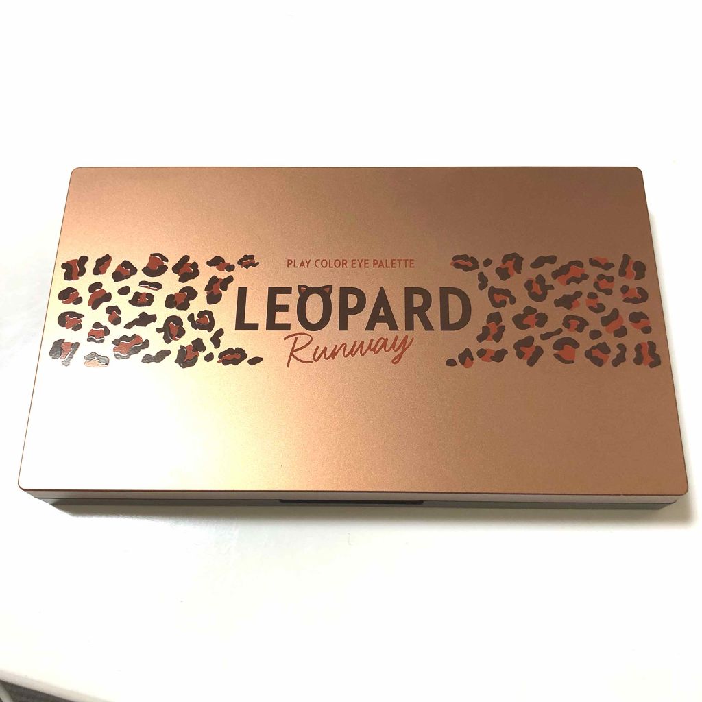 プレイカラーアイパレット レオパードランウェイ/ETUDE/アイシャドウパレットを使ったクチコミ（2枚目）