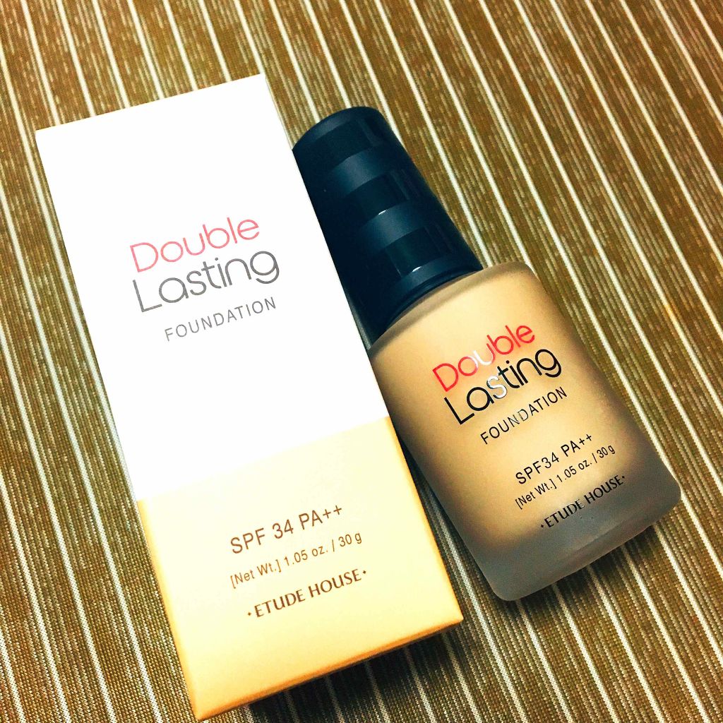 ダブルラスティング ファンデーション/ETUDE/リキッドファンデーションを使ったクチコミ(1枚目)