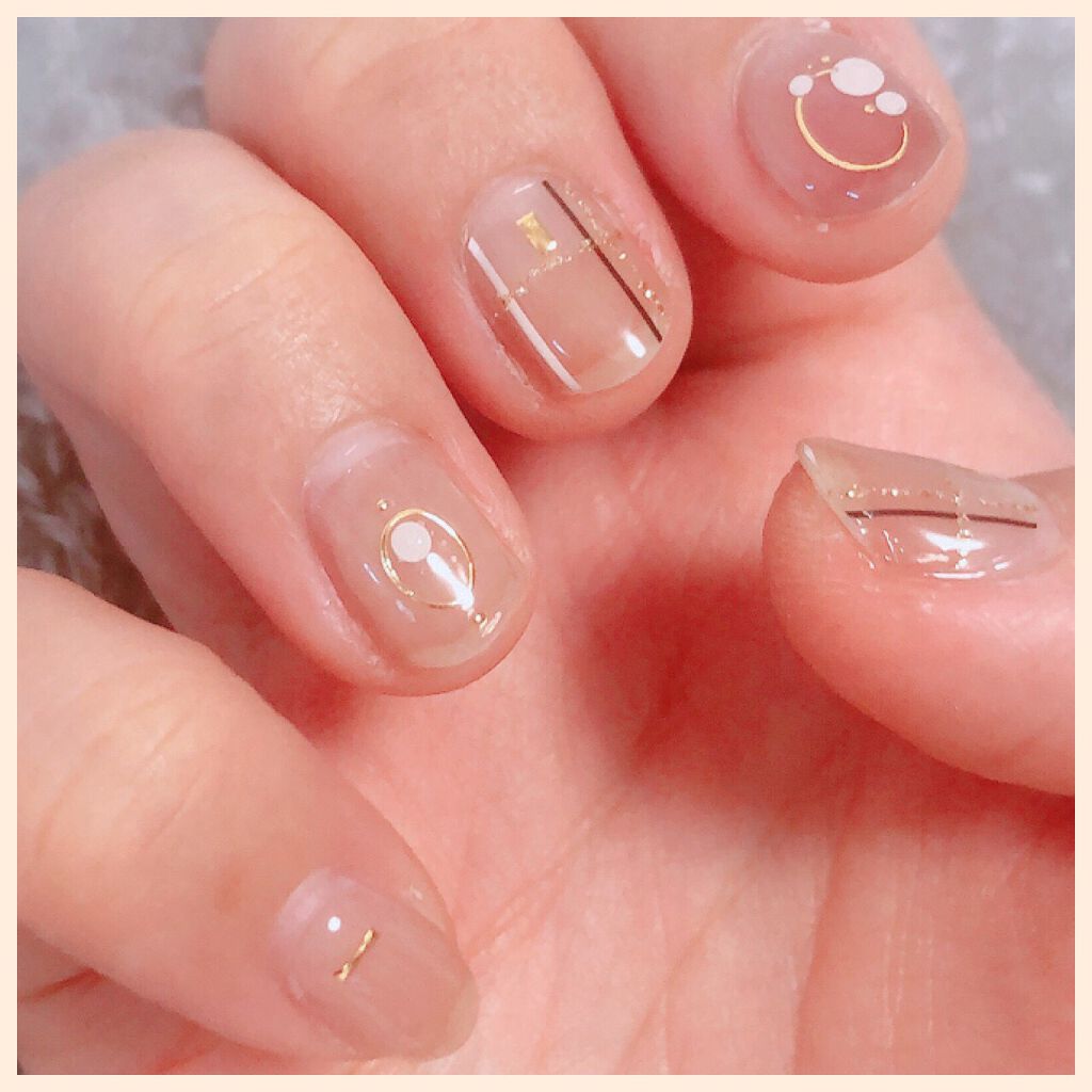 ネイルシール/Qoo10/ネイルシールを使ったクチコミ(2枚目)